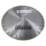 450mm Diamond Tipped BladeTo Suit Millers Falls CPQ450BS or CPQ450HC Concrete Floor Saws #CPDB450M 1