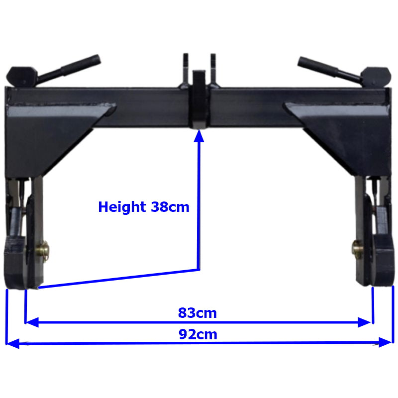 Millers Falls Tractor Quick Hitch Heavy Duty Cat 2 3 Point Linkage