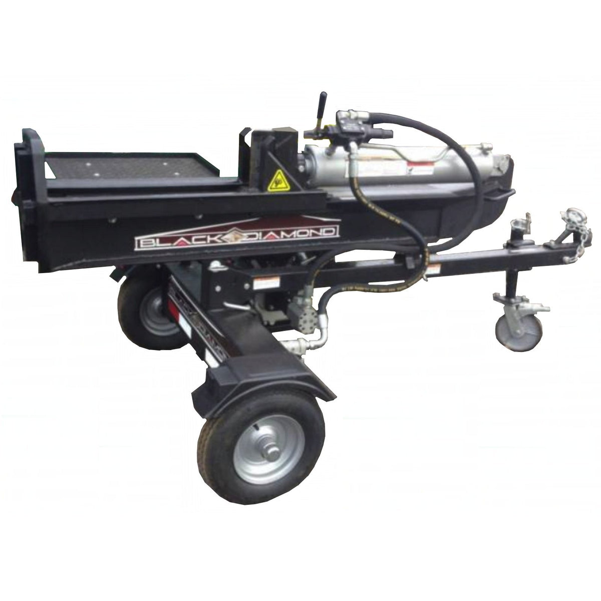 Hydraulic Log Wood Splitter Black Diamond 40 Ton Electric Start Jockey