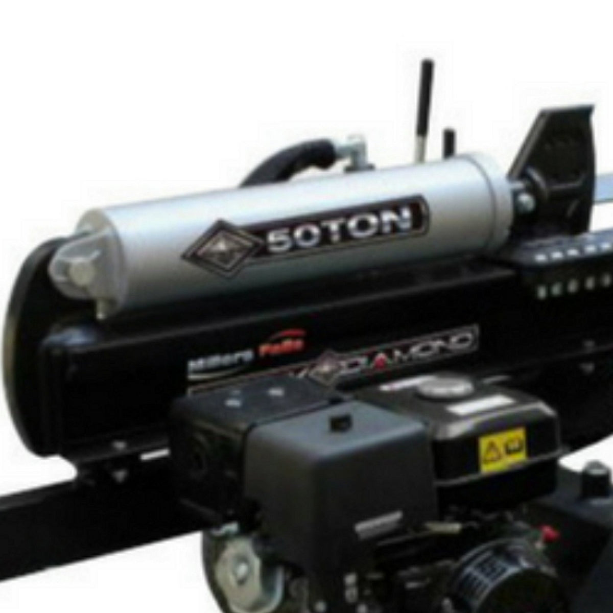 Hydraulic Log Wood Splitter Black Diamond 50 Ton Electric Start Jockey