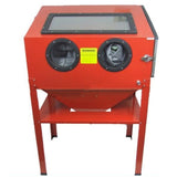 Millers Falls TWM 220 Litre Industrial Sandblast Cabinet with Gloves, Gun and Nozzles#SB5000HD