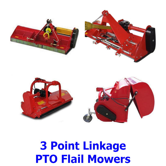 Brush Cutters and PTO Flail Mowers. A collection of top quality 3 Point Linkage, PTO powered brush cutters and flail mowers designed farmers and the serious professional landscaper or gardener