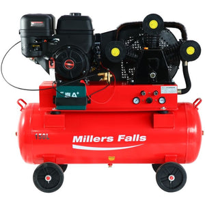 Millers Falls Air Compressor 15HP Petrol Engine 150 Litre Tank #ACB15150P 1