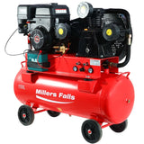 Millers Falls Air Compressor 15HP Petrol Engine 150 Litre Tank #ACB15150P 3