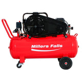 Millers Falls Air Compressor 3HP 240V Electric 13CFM 100 Litre Tank #ACB30100-3 3