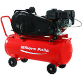 Millers Falls Air Compressor 7.5HP Petrol Engine 100 Litre Tank #ACB75100P 2