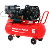 Millers Falls Air Compressor 7.5HP Petrol Engine 100 Litre Tank #ACB75100P 3