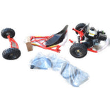 Millers Falls Red 6.5hp 196cc Offroad Go Kart Drift Buggy, Disc Brake, Centrifugal Clutch, Steering Mounted Controls #BCARTHD-RED 20