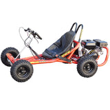 Millers Falls Red 6.5hp 196cc Offroad Go Kart Drift Buggy, Disc Brake, Centrifugal Clutch, Steering Mounted Controls #BCARTHD-RED 5
