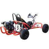 Millers Falls Red 6.5hp 196cc Offroad Go Kart Drift Buggy, Disc Brake, Centrifugal Clutch, Steering Mounted Controls #BCARTHD-RED 8