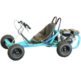 Millers Falls Millers Falls Blue 6.5hp 196cc Offroad Go Kart Drift Buggy, Disc Brake, Centrifugal Clutch, Steering Mounted Controls #BCARTHD-BLU 21