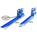 Millers Falls 1350kg Fork Extension Attachments for Front End Loader / Bobcat Bucket Bolt On #BF1350 8