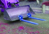 Millers Falls 450kg Bolt On Fork Extension Attachments for Front End Loader / Bobcat Bucket #BF450 13