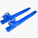 Millers Falls 450kg Bolt On Fork Extension Attachments for Front End Loader / Bobcat Bucket #BF450 4