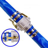 Heavy Duty Lay Flat Hose 25m x 50mm With Camlock Fittings Reinforced Industrial Irrigation Water Transfer #QWLF5025CK 5