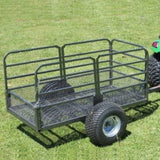 Millers Falls TWM Steel Mesh Dump Cart, ATV Garden Tipper Trailer 567KG 22 Cubic Ft #VP8448 5