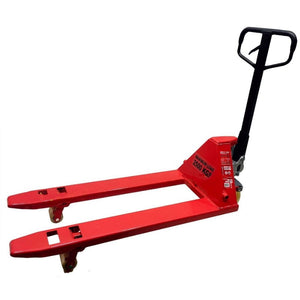 2500kg Pallet Truck / Jack Manual Hydraulic Single Poly Fork Rollers Warehouse Or Workshop #WH7408 1