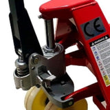 2500kg Pallet Truck / Jack Manual Hydraulic Single Poly Fork Rollers Warehouse Or Workshop #WH7408 4