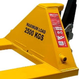 Millers Falls TWM 2500kg Pallet Truck / Jack Manual Hydraulic Single Poly Fork Wheels Warehouse Or Workshop #WH7422 4