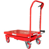 Millers Falls 500kg Mobile 900mm Scissor Lift Table Manual Hydraulic Shop, Warehouse, Factory Or Workshop #WH7513 4