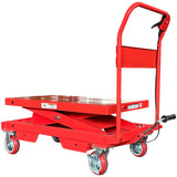 Millers Falls 1000kg Mobile 1000mm Scissor Lift Table Manual Hydraulic Shop, Warehouse, Factory Or Workshop #WH7516 2