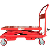 Millers Falls 1000kg Mobile 1000mm Scissor Lift Table Manual Hydraulic Shop, Warehouse, Factory Or Workshop #WH7516 3