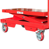 Millers Falls 1000kg Mobile 1000mm Scissor Lift Table Manual Hydraulic Shop, Warehouse, Factory Or Workshop #WH7516 4