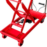 Millers Falls 150kg Mobile 1250mm Scissor Lift Table Manual Hydraulic Shop, Warehouse, Factory Or Workshop #WH7520 6