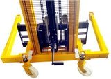 Millers Falls 1000kg Pallet Straddle Stacker Manual Hydraulic Forklift 2.5m Lift Adjustable Forks & Legs #WH7625 11