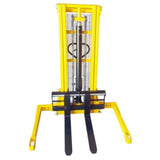 Millers Falls 1000kg Pallet Straddle Stacker Manual Hydraulic Forklift 2.5m Lift Adjustable Forks & Legs #WH7625 4