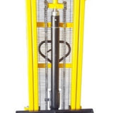 Millers Falls 1000kg Pallet Straddle Stacker Manual Hydraulic Forklift 2.5m Lift Adjustable Forks & Legs #WH7625 7