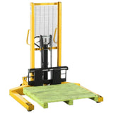 Millers Falls 1000kg Pallet Straddle Stacker Manual Hydraulic Forklift 1.6m Lift Adjustable Forks #WH7629 4