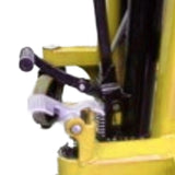 Millers Falls 1000kg Pallet Straddle Stacker Manual Hydraulic Forklift 1.6m Lift Adjustable Forks #WH7629 8