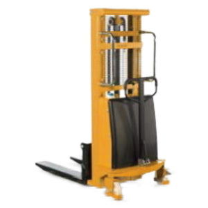 Millers Falls 1000kg Semi Electric Pallet Stacker / Forklift 2.5m Lift Adjustable Forks #WH7635 1