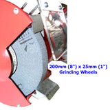 Millers Falls 750w (1hp) 200mm (8") Bench Grinder #BG8GRIP 4