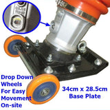 Millers Falls Tamper Tamping Rammer 5HP Briggs & Stratton Engine 78KG 34cm x 28.5cm plate #CPRM80BS 12