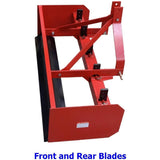 Millers Falls TWM 1500mm (5ft) Box Grader Blade with Rippers 3 Point Linkage Dual Blade #FIBB5 2