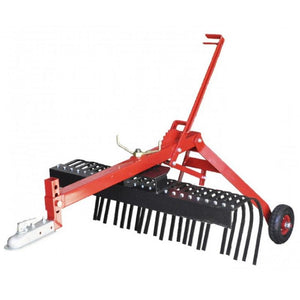 Millers Falls TWM 1200mm Towable Landscape Stick Hay Rake ATV Quad Bike Ride On Mower 4x4 #FILRATV4 1