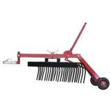 Millers Falls TWM 1200mm Towable Landscape Stick Hay Rake ATV Quad Bike Ride On Mower 4x4 #FILRATV4 3