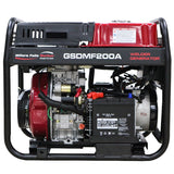 Millers Falls Diesel Multi Function 2 In 1 Arc Welder & Generator #GSDMF200A 7