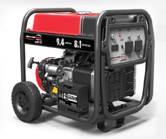 Millers Falls TWM 7.5kW, 9.4kVa Generator 420cc 14HP Electric Start #GST9500E 1