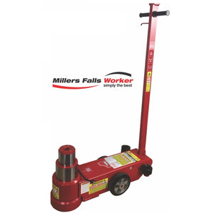 Millers Falls 25/10 Ton Air Hydraulic 2 Stage Truck Floor Trolley Jack #LHTJM2510Millers Falls 25/10 Ton Air Hydraulic 2 Stage Truck Floor Trolley Jack #LHTJM2510 1
