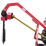 Millers Falls TWM PTO Post Hole Digger 75HP Gearbox With Clutch Square Tube #PHD75S 1