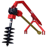 Millers Falls TWM PTO Post Hole Digger 25HP 2.92:1 Gearbox With Clutch Square Tube #PHD25S