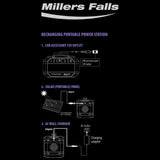 Millers Falls TWM 400W Portable Power Station Backup Camping 4x4 Off Grid #PPS400W 7