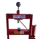 TWM Millers Falls 12 Ton HD Air Hydraulic Shop Press with Foot Valve and Sliding Head 2
