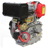 Millers Falls TWM 10HP 406cc Diesel Engine 1" 25.4mm Horizontal Shaft Electric Start #QDE10ES 6