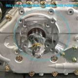 Millers Falls TWM 10HP 406cc Diesel Engine 1" 25.4mm Horizontal Shaft Electric Start #QDE10ES 7