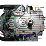 Millers Falls TWM 25HP 764cc Petrol Engine V-Twin 1" 25.4mm Vertical Shaft Electric Start #QPVS25ES 6