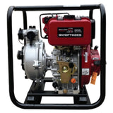 Millers Falls TWM 6HP Diesel 2" Firefighting Pump Twin Impeller 3 Outlets #QWDFT62ES